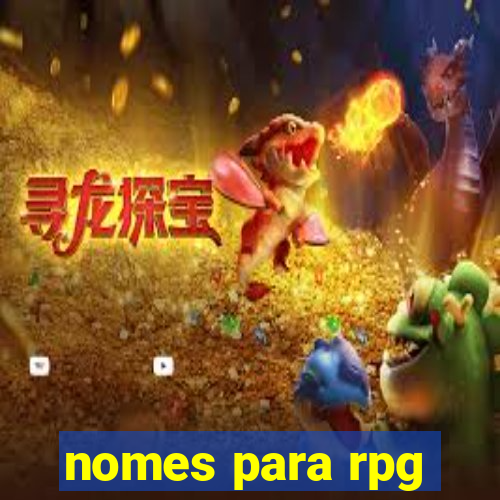 nomes para rpg